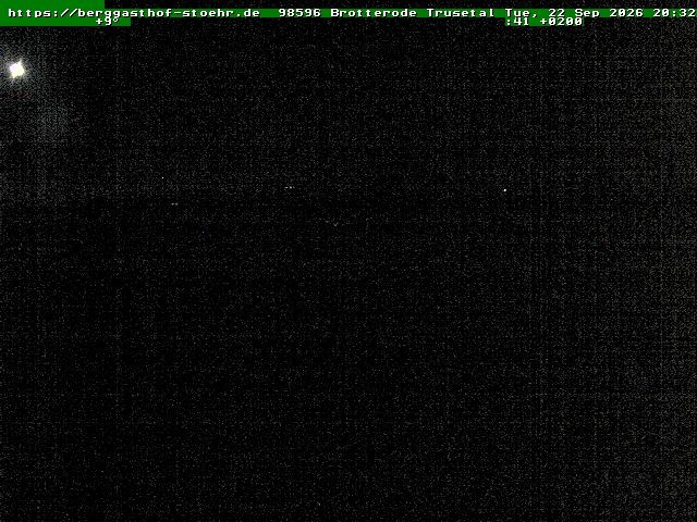 Archiv Foto Webcam Brotterode im Thüringer Wald