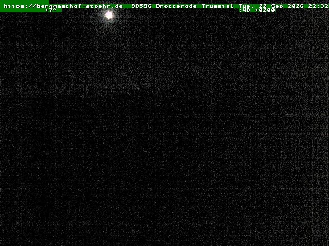 Archiv Foto Webcam Brotterode im Thüringer Wald