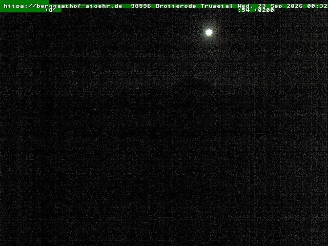 Archiv Foto Webcam Brotterode im Thüringer Wald