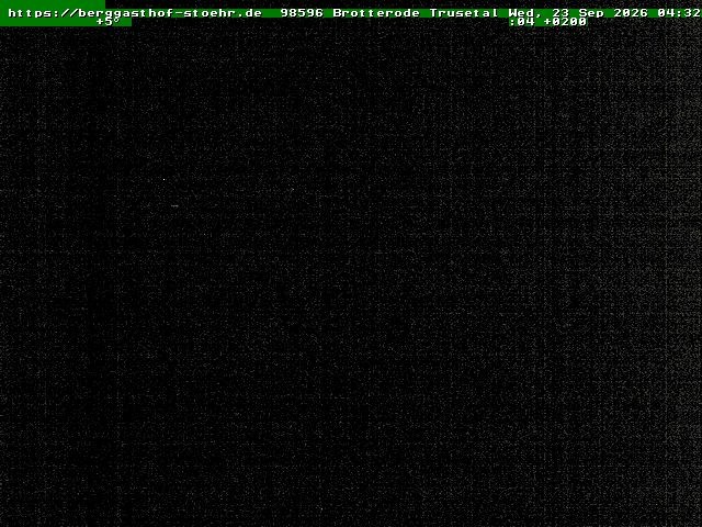 Archiv Foto Webcam Brotterode im Thüringer Wald