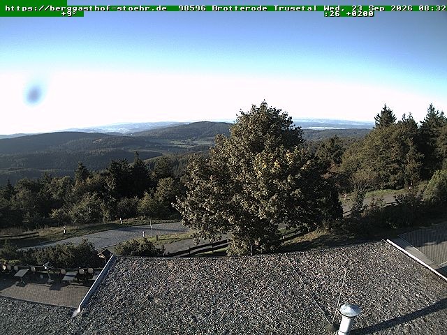 Archiv Foto Webcam Brotterode im Thüringer Wald