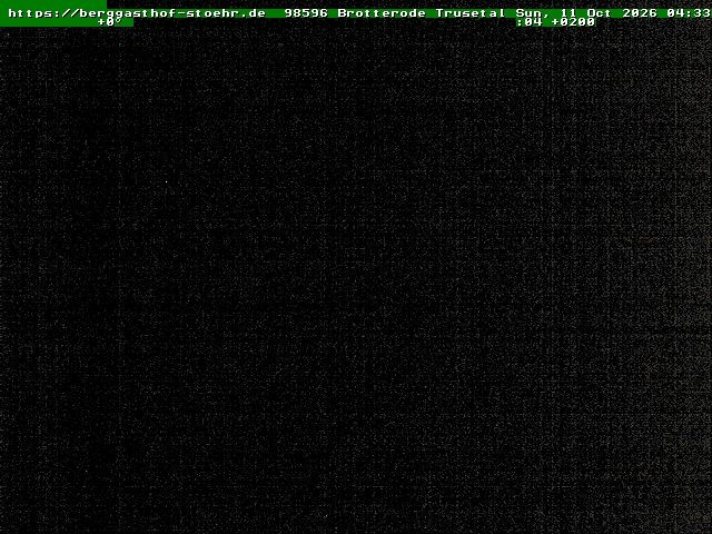 Archiv Foto Webcam Brotterode im Thüringer Wald