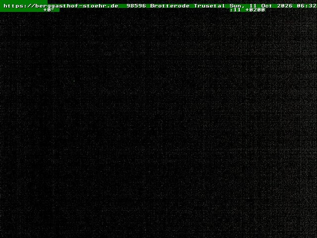 Archiv Foto Webcam Brotterode im Thüringer Wald