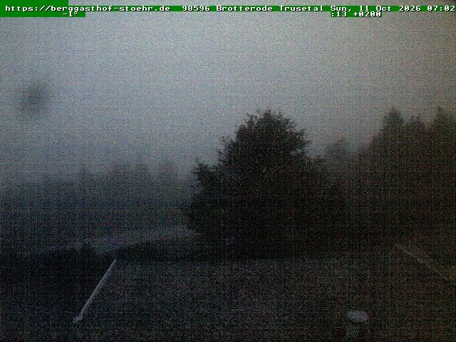 Archiv Foto Webcam Brotterode im Thüringer Wald