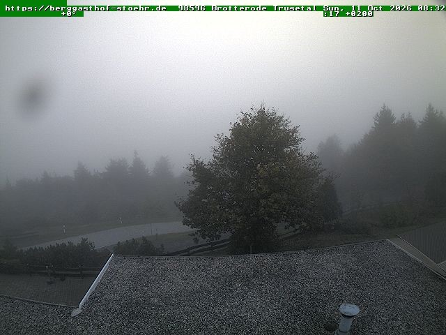 Archiv Foto Webcam Brotterode im Thüringer Wald