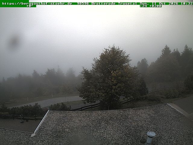 Archiv Foto Webcam Brotterode im Thüringer Wald
