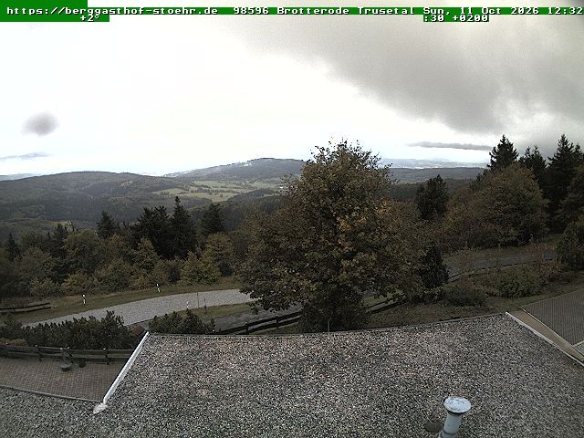 Archiv Foto Webcam Brotterode im Thüringer Wald