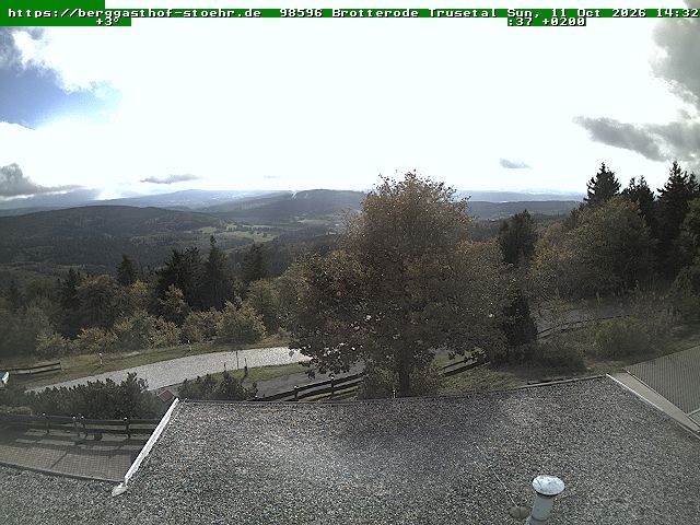 Archiv Foto Webcam Brotterode im Thüringer Wald