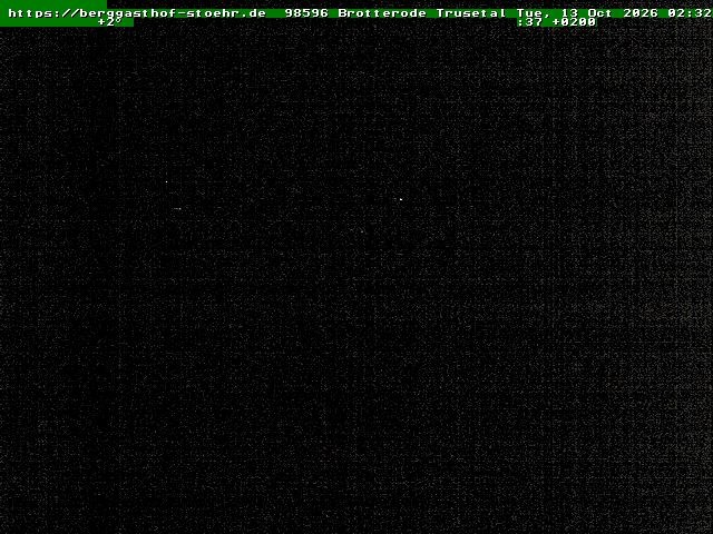 Archiv Foto Webcam Brotterode im Thüringer Wald