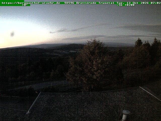 Archiv Foto Webcam Brotterode im Thüringer Wald