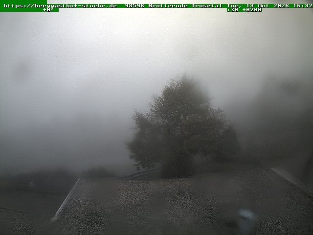 Archiv Foto Webcam Brotterode im Thüringer Wald