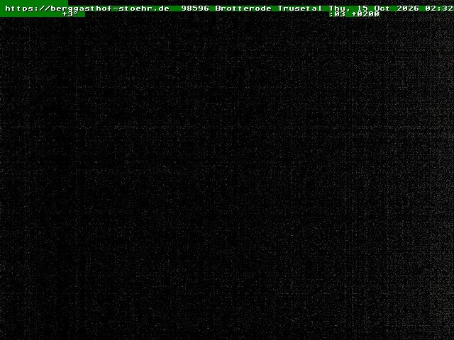 Archiv Foto Webcam Brotterode im Thüringer Wald
