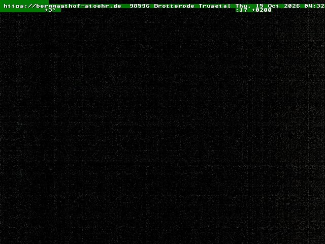 Archiv Foto Webcam Brotterode im Thüringer Wald
