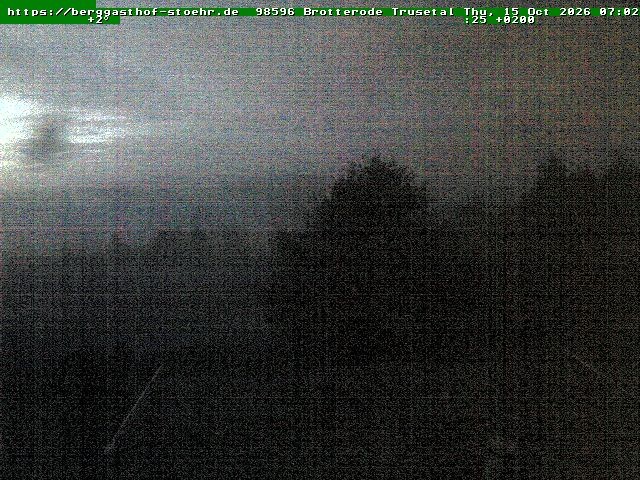 Archiv Foto Webcam Brotterode im Thüringer Wald