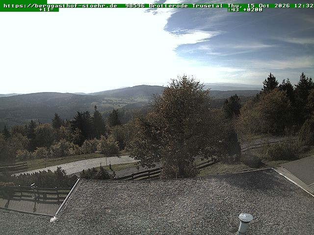 Archiv Foto Webcam Brotterode im Thüringer Wald