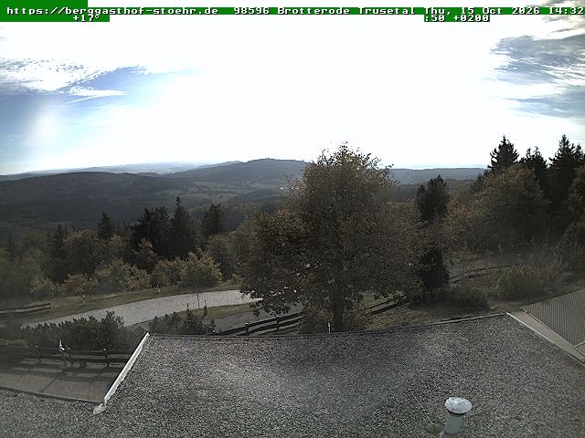 Archiv Foto Webcam Brotterode im Thüringer Wald