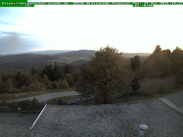 Archiv Foto Webcam Brotterode im Thüringer Wald