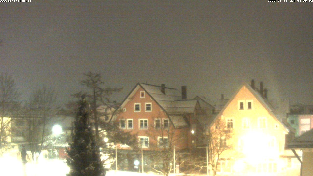 Archiv Foto Webcam Rathausplatz in Sonthofen