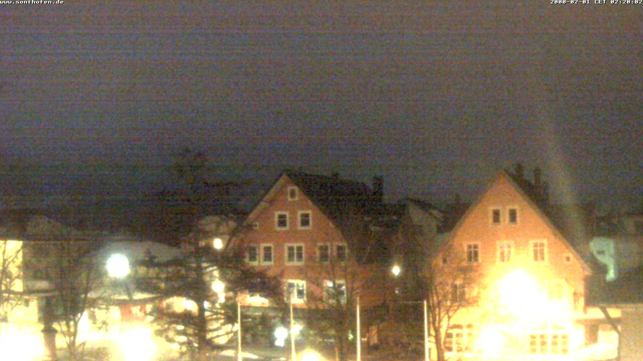 Archiv Foto Webcam Rathausplatz in Sonthofen
