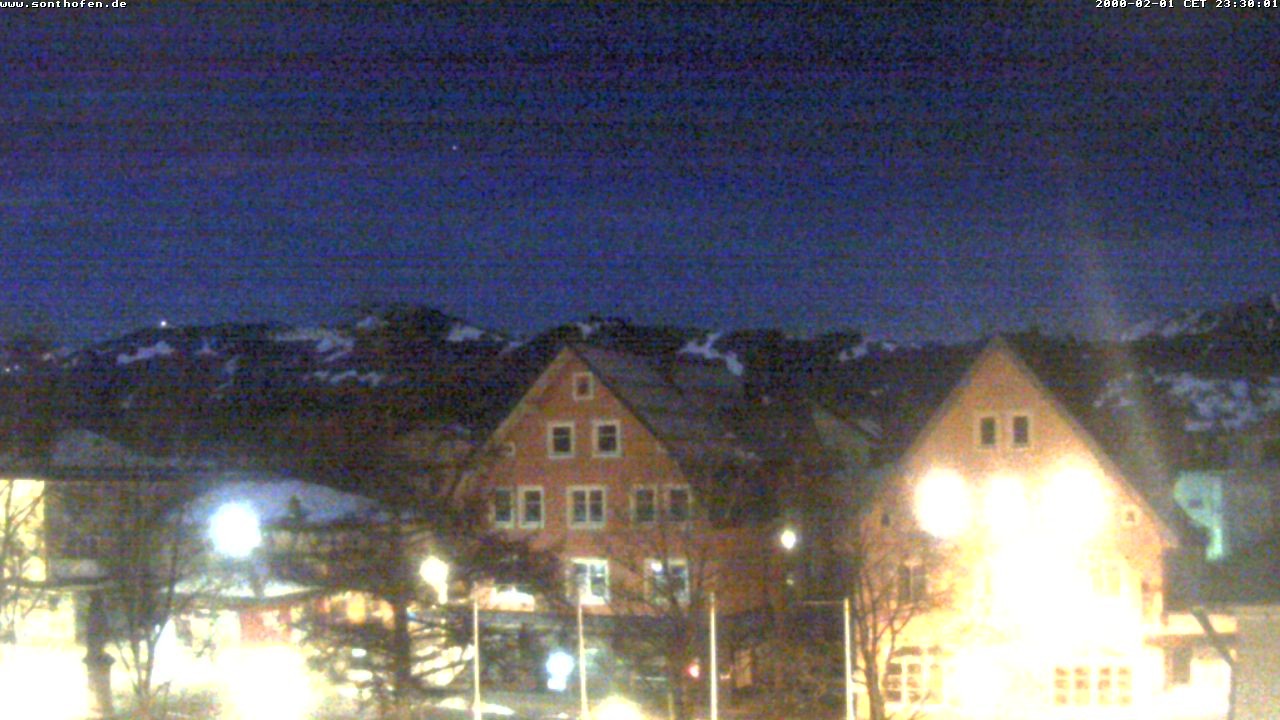 Archiv Foto Webcam Rathausplatz in Sonthofen