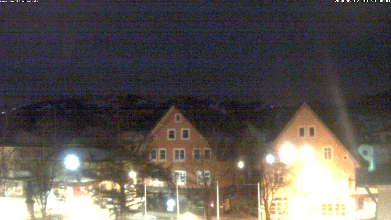 Archiv Foto Webcam Rathausplatz in Sonthofen