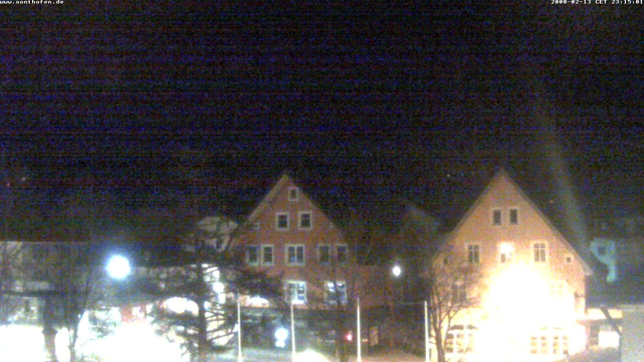 Archiv Foto Webcam Rathausplatz in Sonthofen