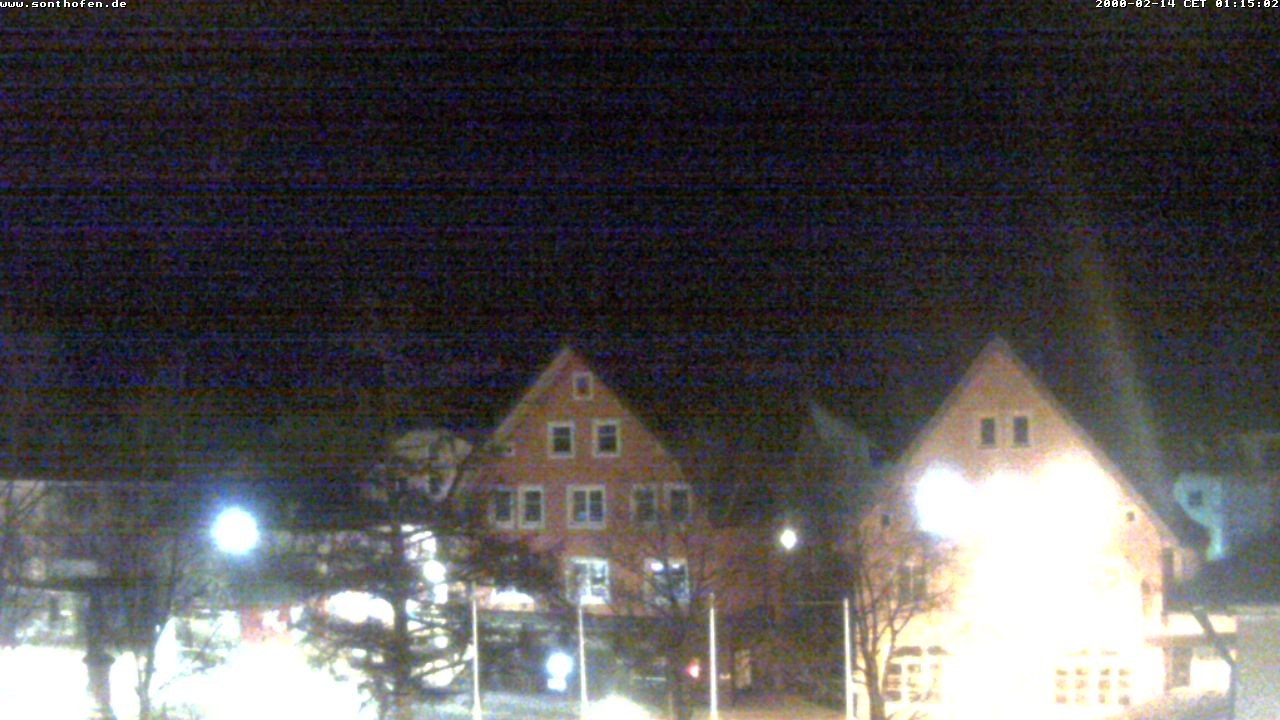 Archiv Foto Webcam Rathausplatz in Sonthofen