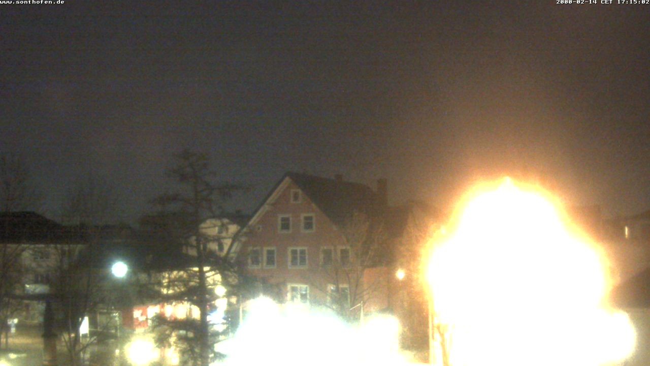 Archiv Foto Webcam Rathausplatz in Sonthofen