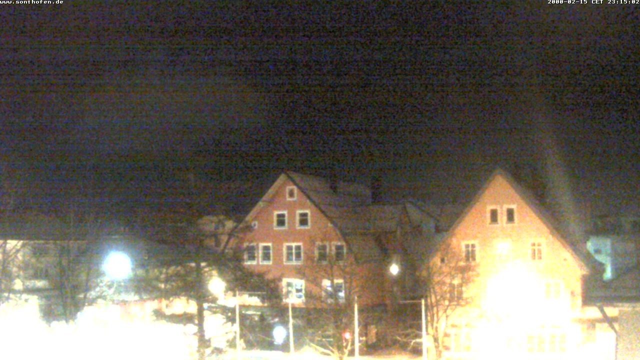 Archiv Foto Webcam Rathausplatz in Sonthofen
