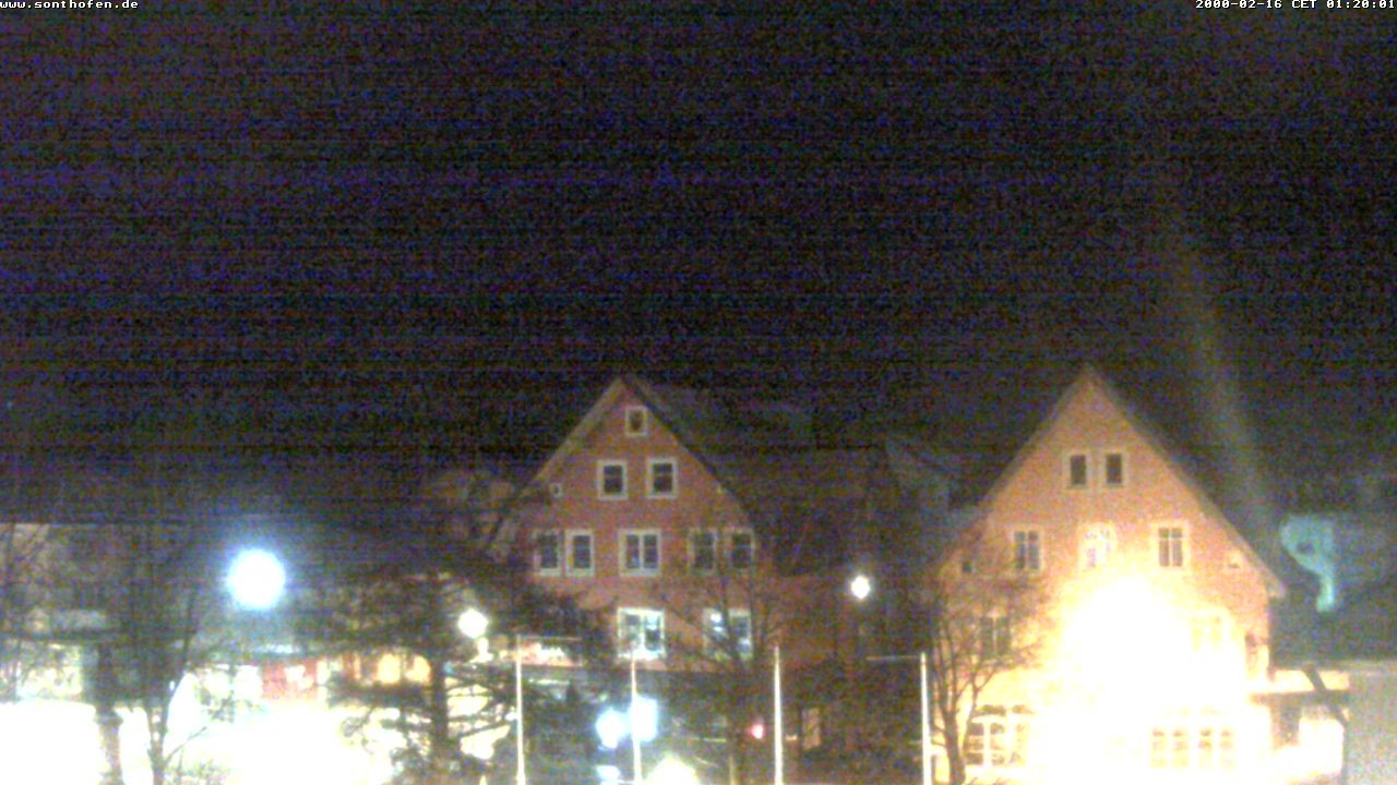 Archiv Foto Webcam Rathausplatz in Sonthofen