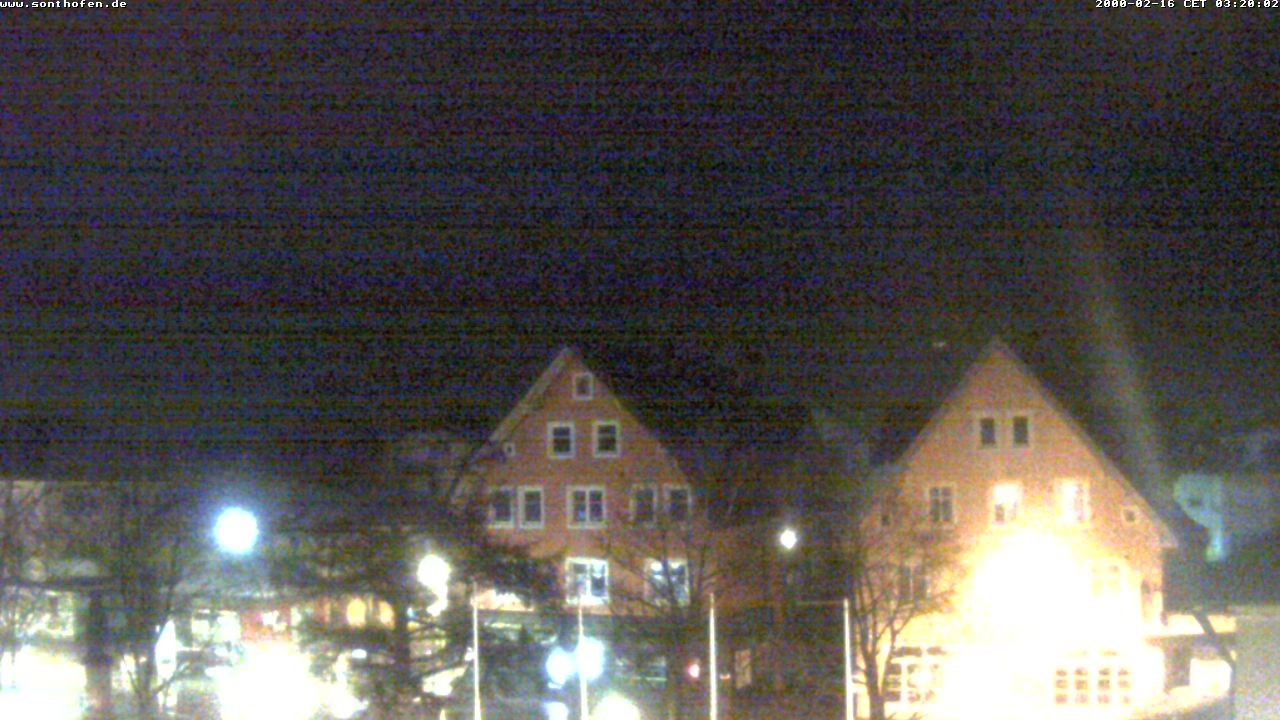 Archiv Foto Webcam Rathausplatz in Sonthofen