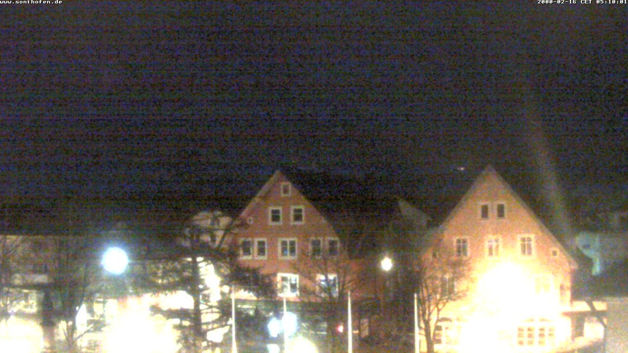 Archiv Foto Webcam Rathausplatz in Sonthofen