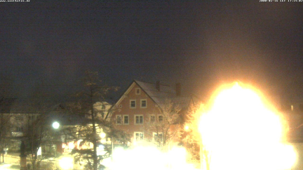 Archiv Foto Webcam Rathausplatz in Sonthofen