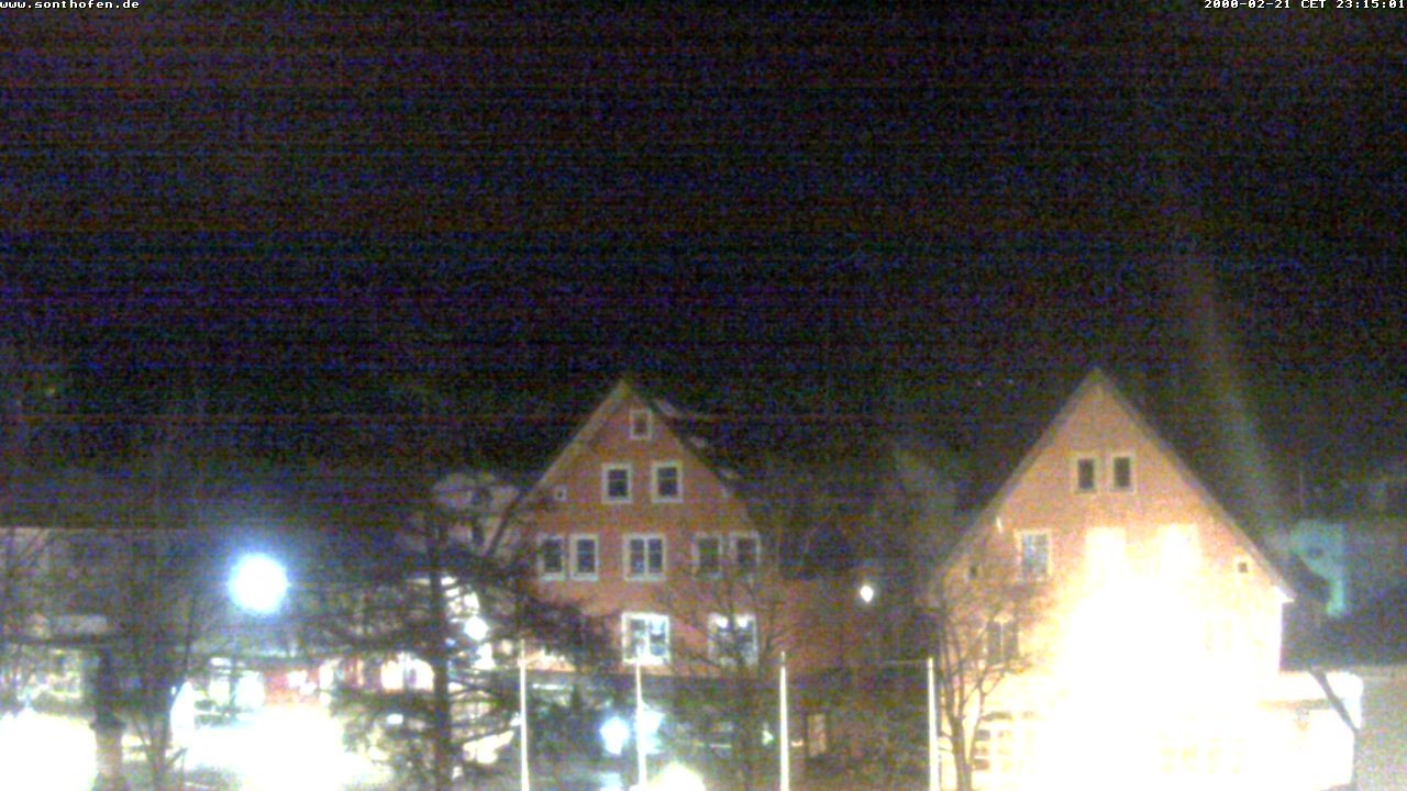 Archiv Foto Webcam Rathausplatz in Sonthofen