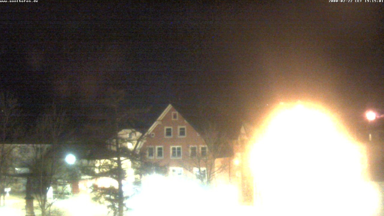 Archiv Foto Webcam Rathausplatz in Sonthofen