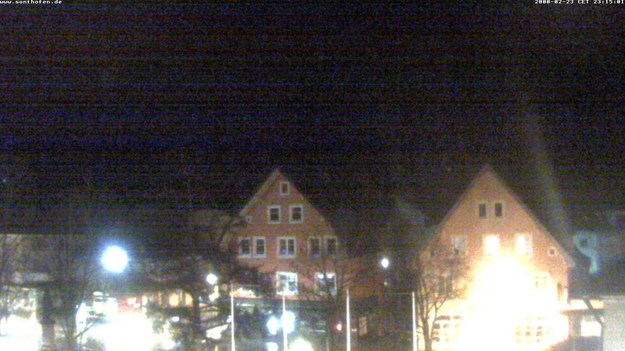 Archiv Foto Webcam Rathausplatz in Sonthofen