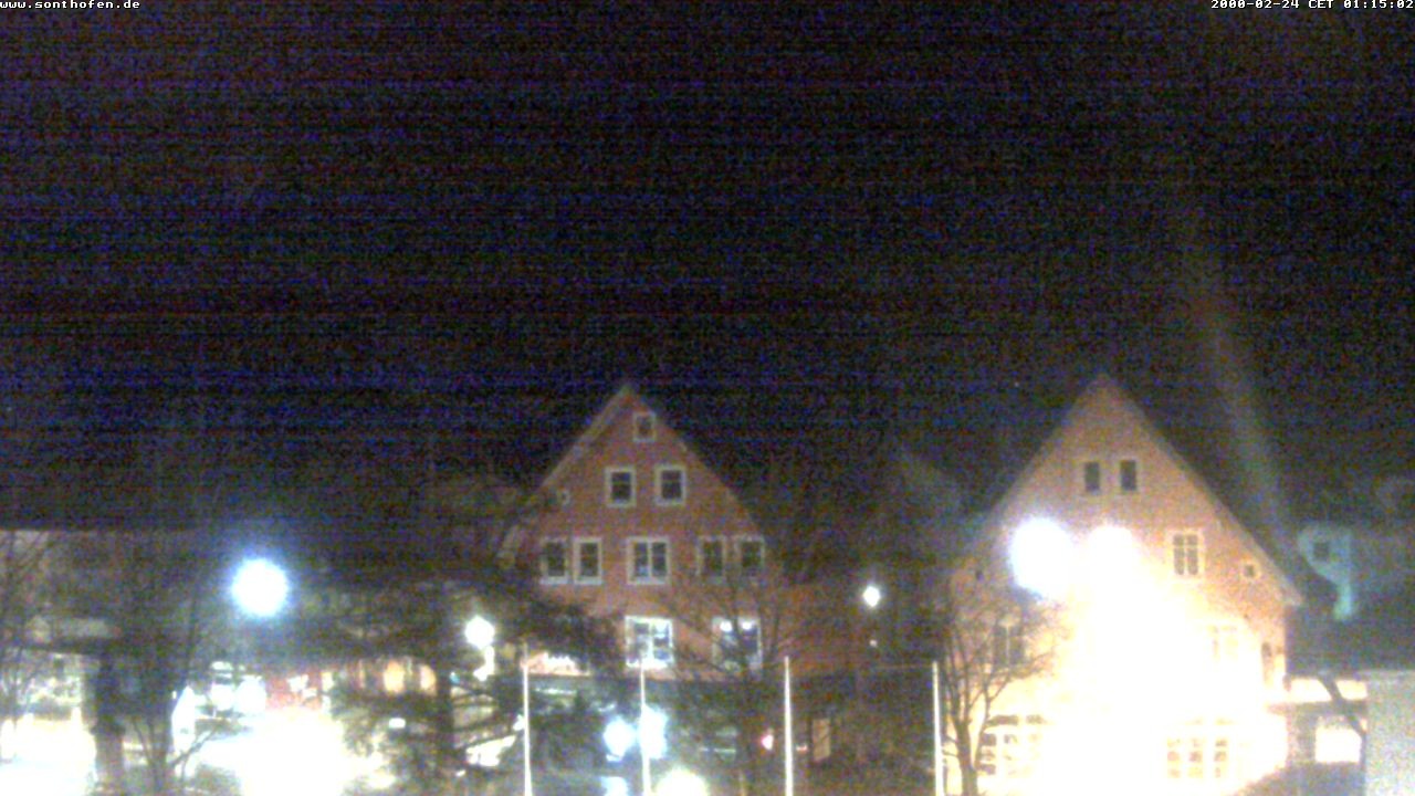 Archiv Foto Webcam Rathausplatz in Sonthofen