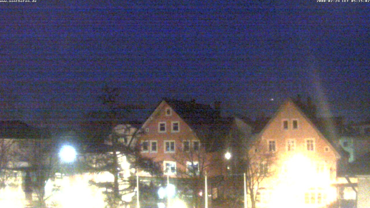 Archiv Foto Webcam Rathausplatz in Sonthofen