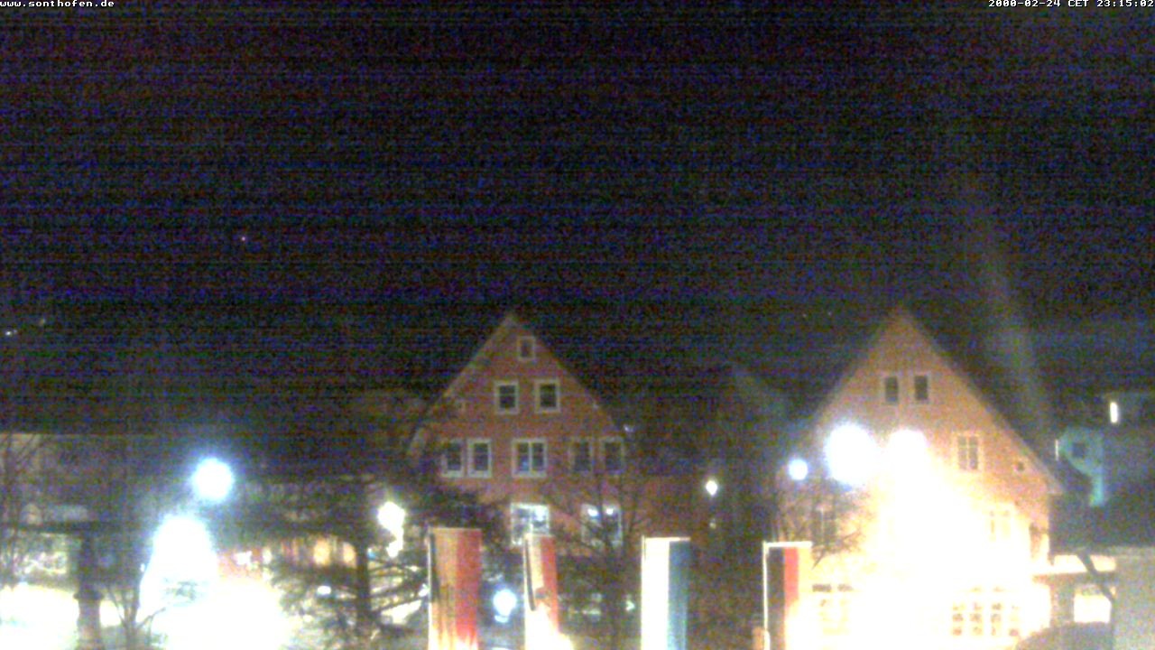 Archiv Foto Webcam Rathausplatz in Sonthofen