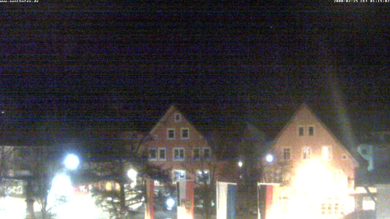 Archiv Foto Webcam Rathausplatz in Sonthofen
