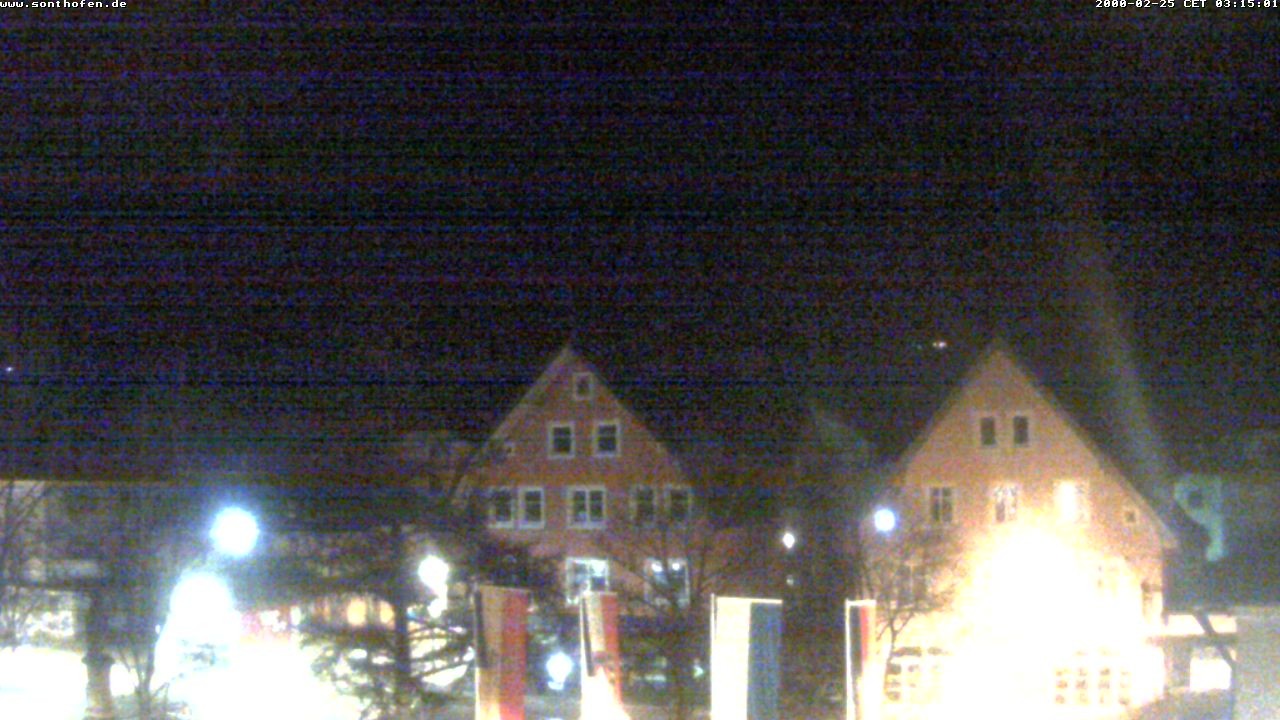 Archiv Foto Webcam Rathausplatz in Sonthofen