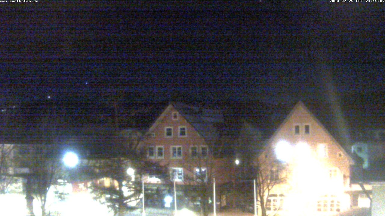 Archived image Webcam Town Hall Square of Sonthofen
