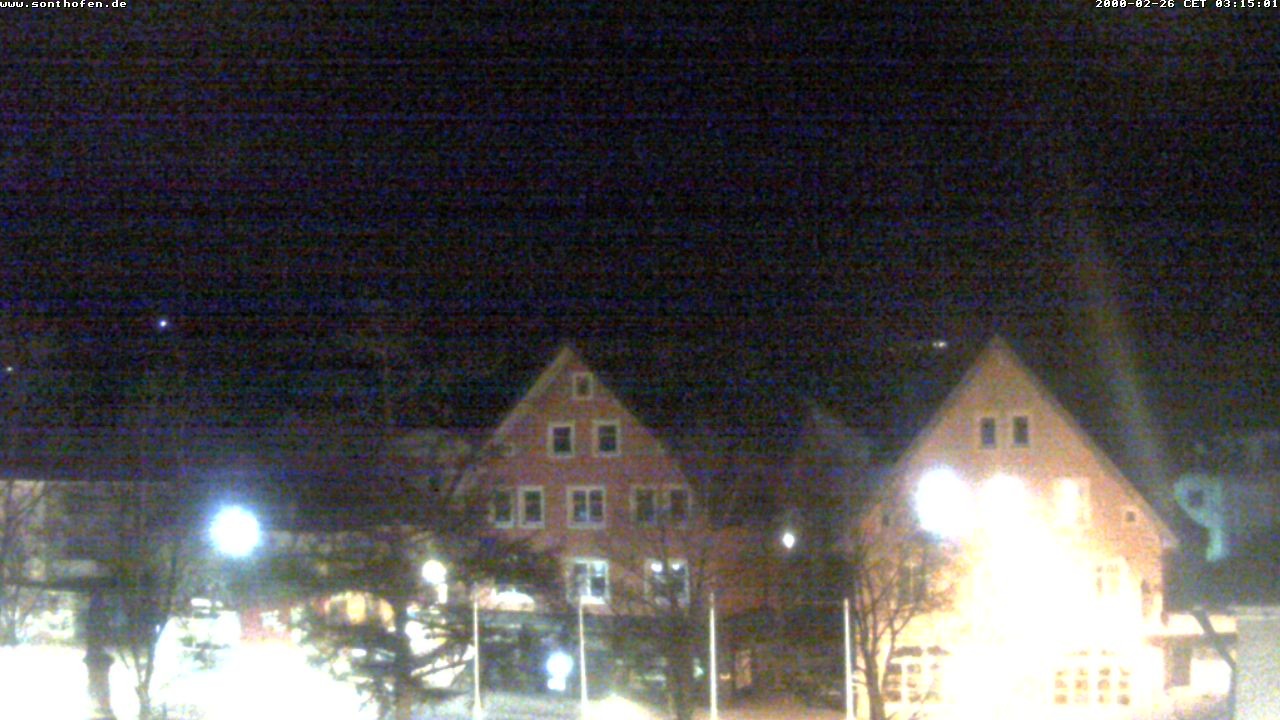 Archived image Webcam Town Hall Square of Sonthofen