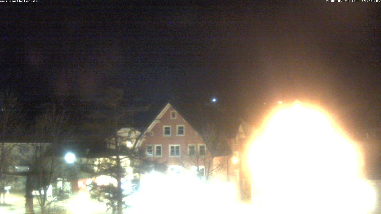 Archived image Webcam Town Hall Square of Sonthofen
