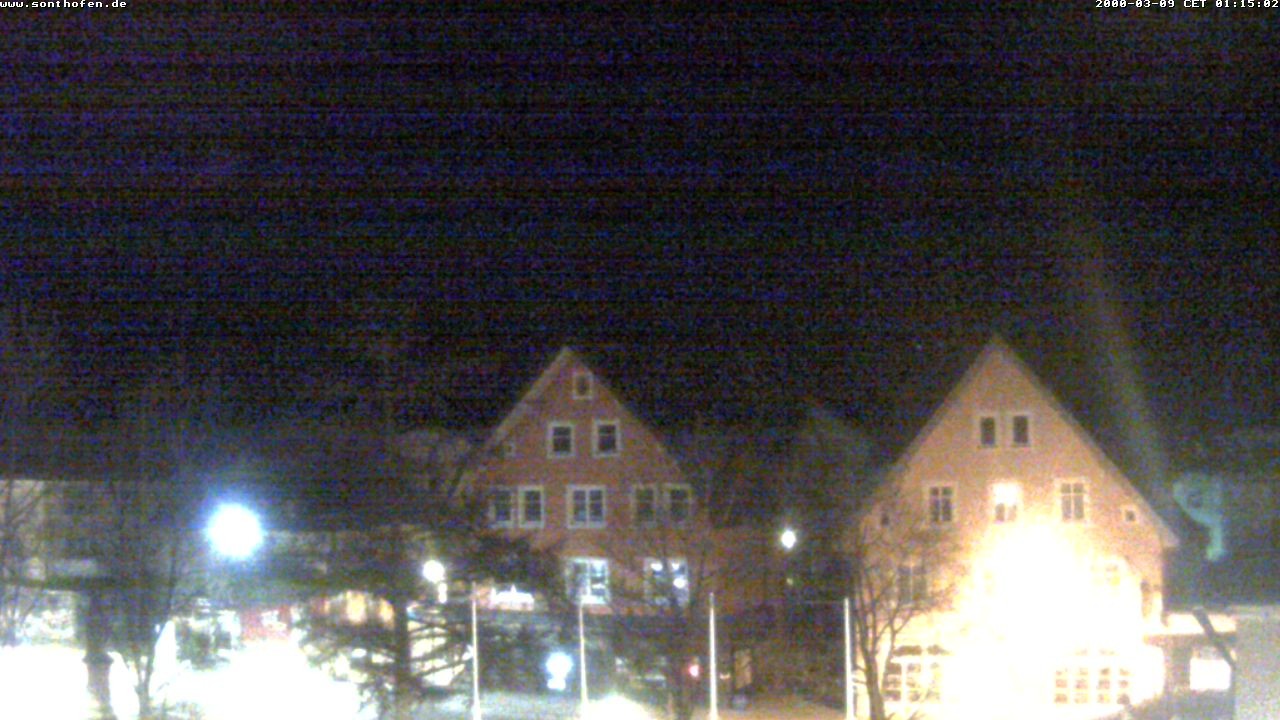 Archiv Foto Webcam Rathausplatz in Sonthofen