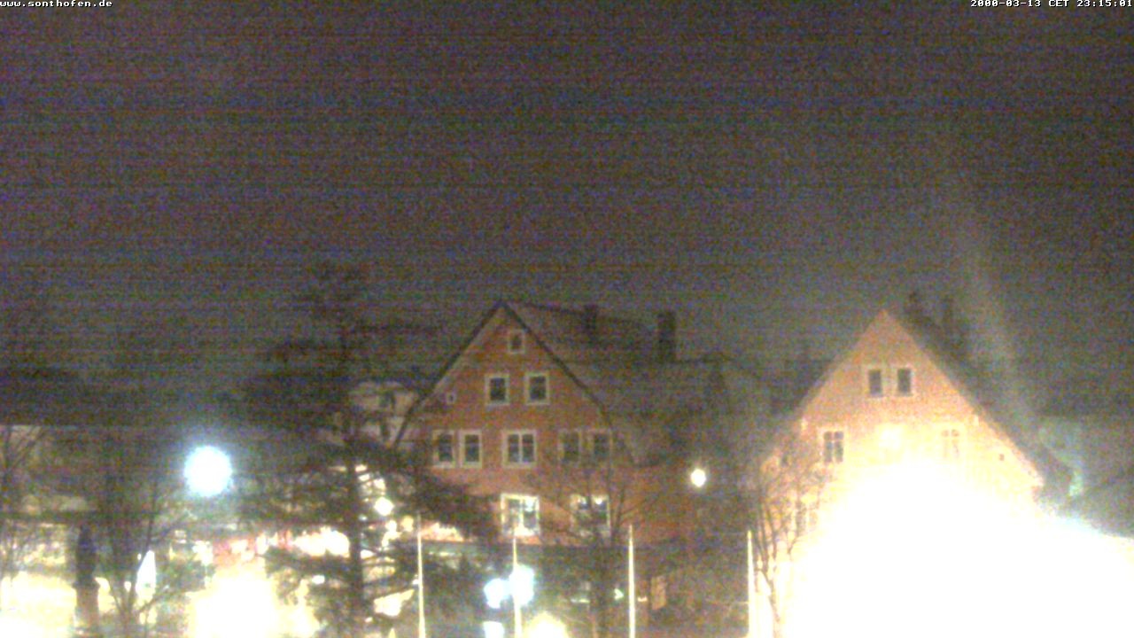 Archiv Foto Webcam Rathausplatz in Sonthofen