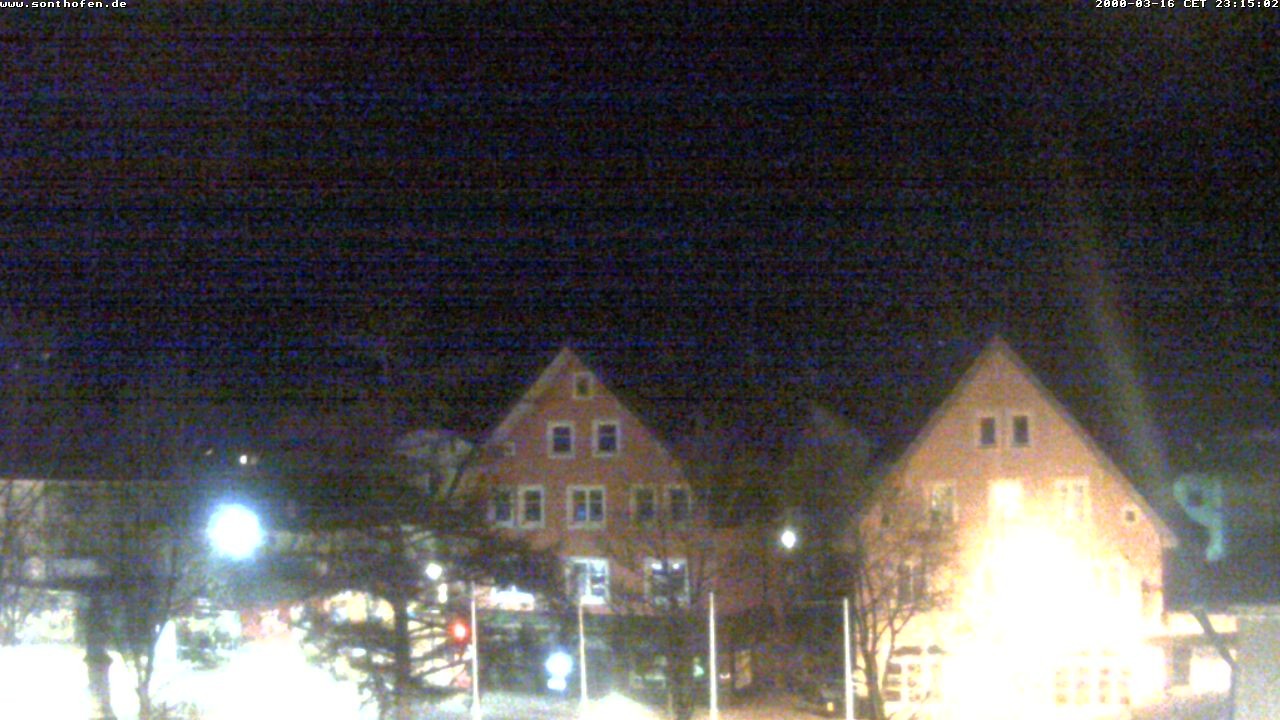 Archiv Foto Webcam Rathausplatz in Sonthofen