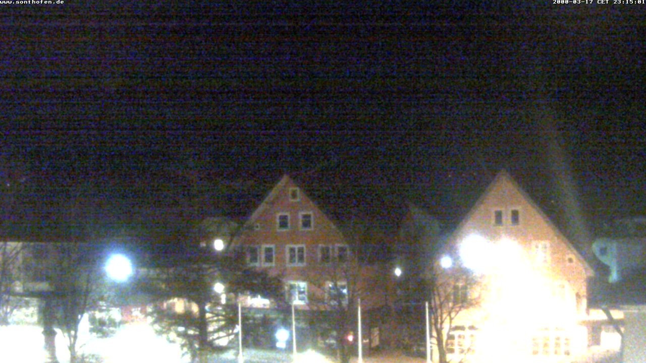 Archiv Foto Webcam Rathausplatz in Sonthofen