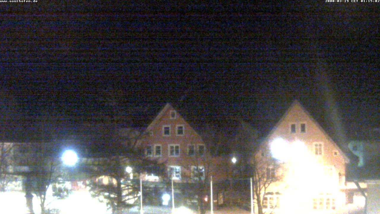 Archiv Foto Webcam Rathausplatz in Sonthofen