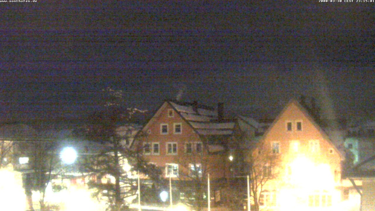 Archiv Foto Webcam Rathausplatz in Sonthofen